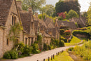 Cotswolds Arlington Row at Bibury and Footbridge over the river Windrush in Burton 2 x 1000 Piece Jigsaw Puzzle Collection--4