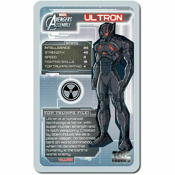 OFFICIAL MARVEL COMICS AVENGERS ASSEMBLE TOP TRUMPS PLAYING CARD GAME - 0