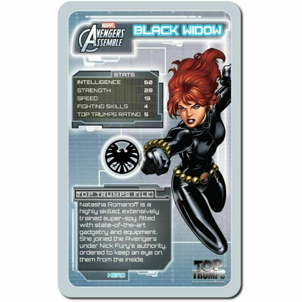 OFFICIAL MARVEL COMICS AVENGERS ASSEMBLE TOP TRUMPS PLAYING CARD GAME