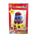 Cocomelon 4 Fun Stacking Vehicles Cars 1 Sticker Sheet Toy New Kids 12+ Months-1