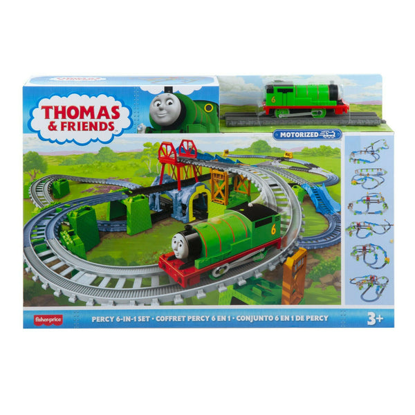Thomas & Friends Trackmaster Percy 6-in-1 Builder Set GBN45 Brand NEW & Boxed