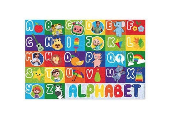 Official Cocomelon Giant Alphabet Floor Puzzle Educational Jigsaw Games