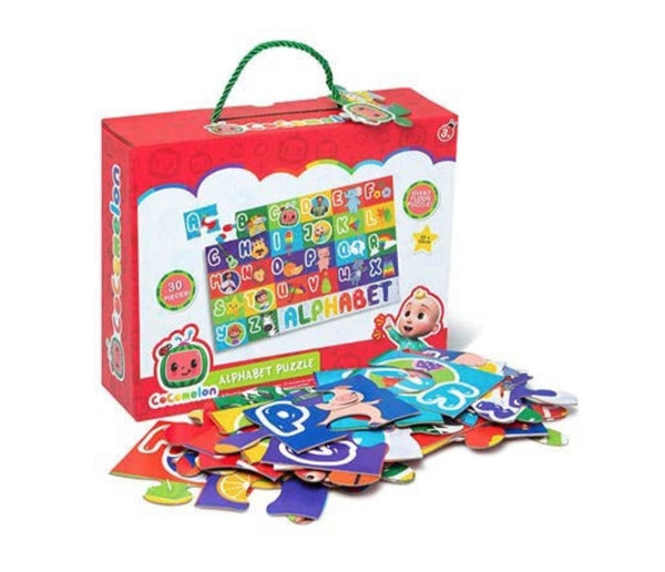 Official Cocomelon Giant Alphabet Floor Puzzle Educational Jigsaw Games