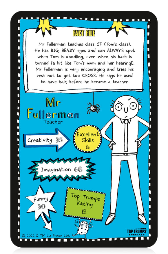 Tom Gates Top Trumps Specials Card Game