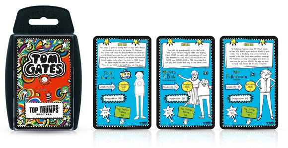 Tom Gates Top Trumps Specials Card Game
