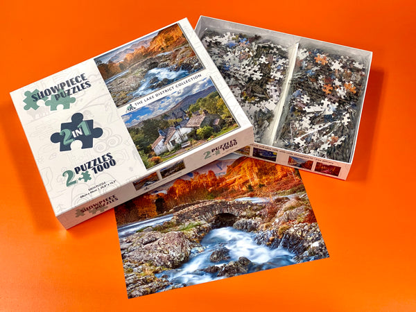 Showpiece Puzzles 2 x 1000 Piece Collection (Lake District)