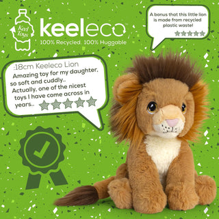 Keeleco 100% Recycled Plush Eco Toys (Lion)