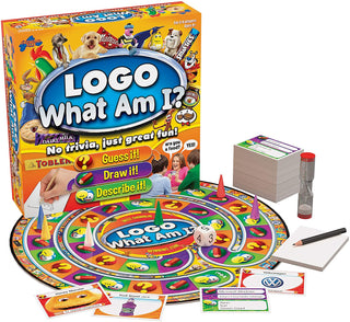 Drumond Park 1470 Logo Family Board Game to Guess, Draw and Describe