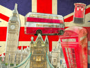 London - Tower Bridge and Collage of London Landmarks 2 x 1000 Piece Jigsaw Puzzle Collection-5