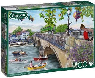 Jumbo, Falcon de luxe - Looking Across the River, Jigsaw Puzzles for Adults, 500 piece
