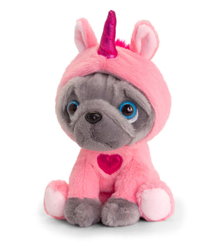 Buy unicorn-pink Keel Toys SD6169  Frenchie in Onesie Plush