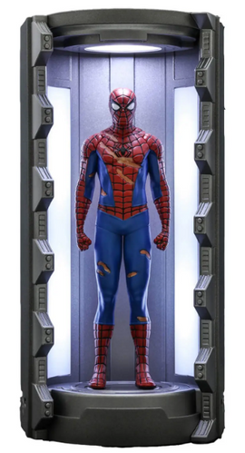 Hot Toys Marvel's Spider-Man Damaged Classic Suit Compact Miniature Figure