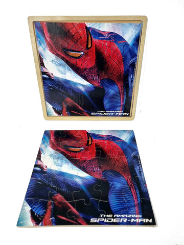 The Amazing Spiderman and Timber Wolf & The Eanling Wooden Puzzle Set - 0