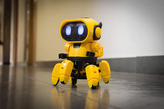 Tobbie the Self-Guiding AI Robot - Yellow