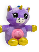 Sitting Plush Soft Toy Night Sky Light Projector 23cm Unicorn, Dragon, Cat, Dog-6