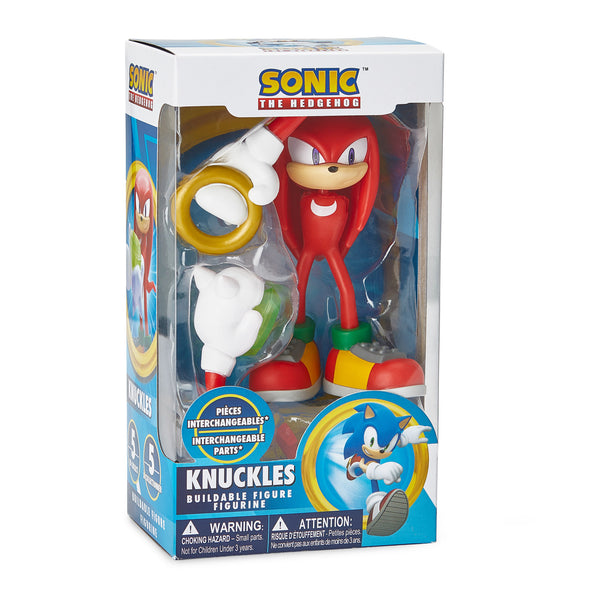Knuckles The Echidna - Sonic the Hedgehog Super Posers wave 2 Action Figure  - Arte em Miniaturas