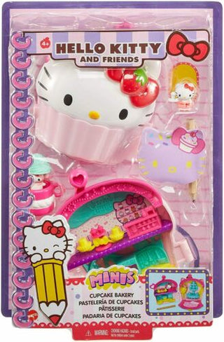 Hello Kitty & Friends Cupcake Bakery Compact Mini Playset