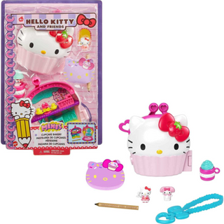 Hello Kitty & Friends Cupcake Bakery Compact Mini Playset