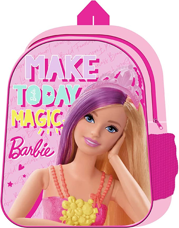 Barbie Pink Backpack School Bag For Boys Kids Travel Sleep Over Accessories