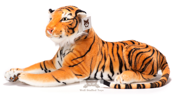 Deluxe Paws Brown Tiger Soft Plush - Best  Seller - 100cm