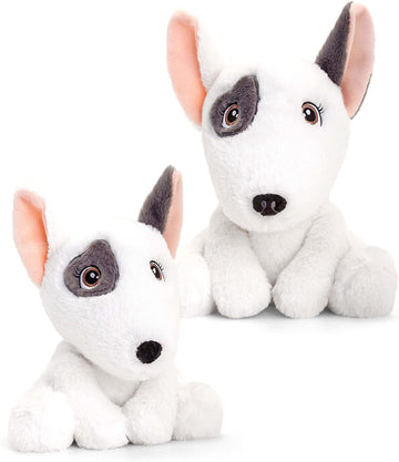Keel Toys Bull Terrier Dog 16cm recycled eco plush soft toy
