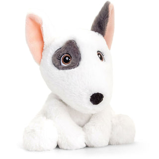 Keel Adoptable World BULL TERRIER Dog 16cm 100% Recycled Eco Plush Soft Toy