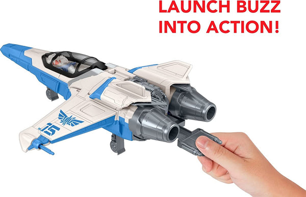 Disney Pixar Lightyear Blast & Battle XL-15 Spaceship & Buzz Figure Toy Set