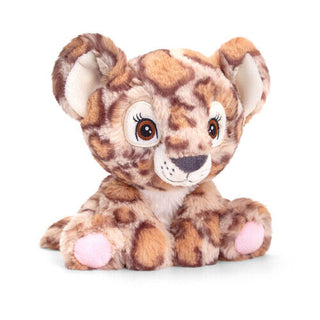 Keel Adoptable World CLOUDED LEOPARD 16cm 100% Recycled Eco Plush Soft Toy