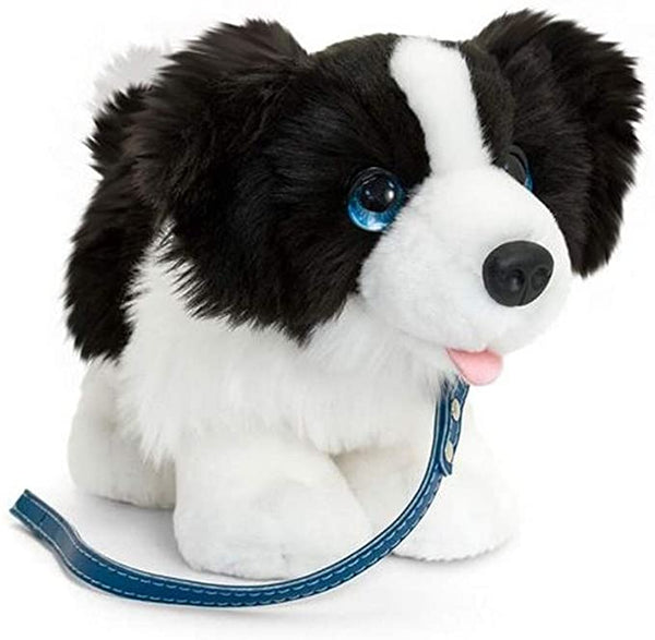 Keel Toys Signature Cuddle Border Collie Puppy On Lead