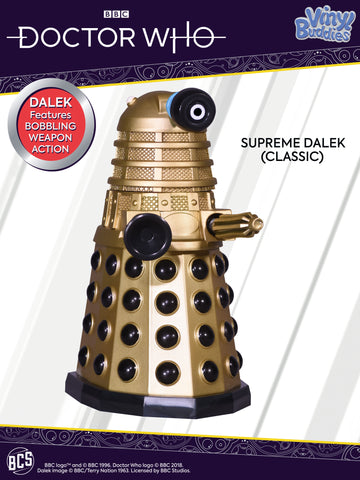Doctor Who Vinyl Buddies Supreme Dalek (Classic) Figure - 0