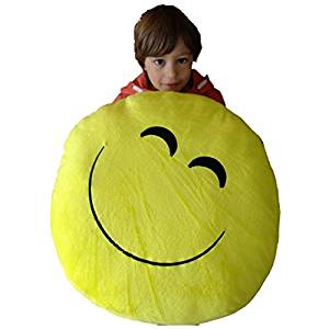 Huge XXL Giant Emoji Cushions - Smile Goofy PMSL Shades Heart Eyes