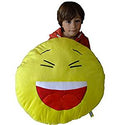 Huge XXL Giant Emoji Cushions - Smile Goofy PMSL Shades Heart Eyes