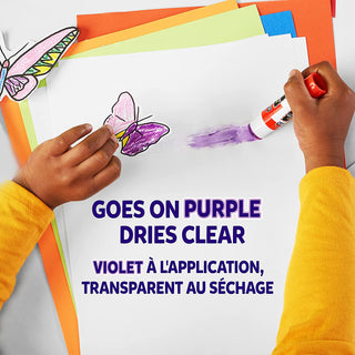 Elmer's Disappearing Purple School Glue Sticks - 10 PACK