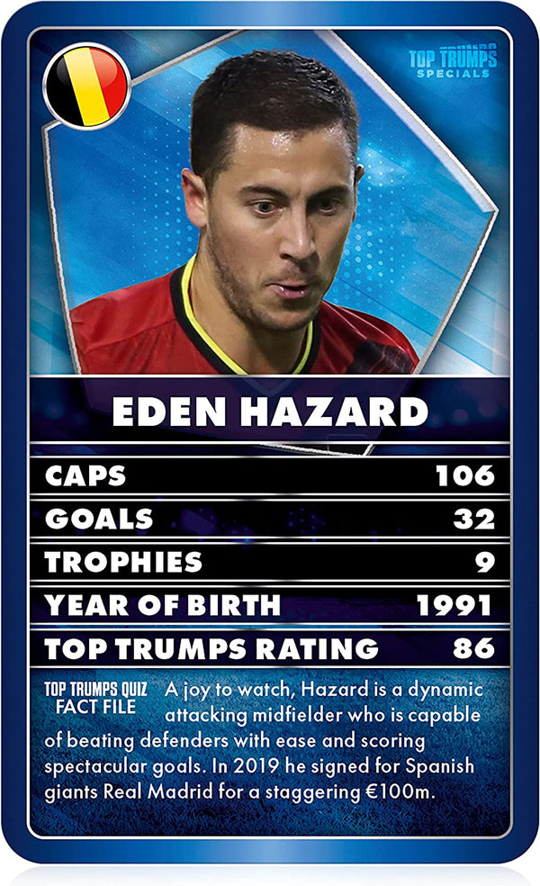 World Football Stars Top Trumps Specials Card Game