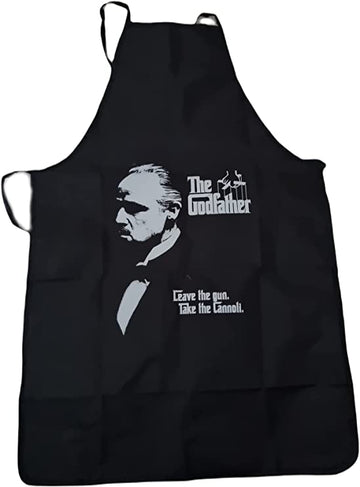 The Godfather BBQ Barbecue Grilling Apron Funny Kitchen Gift for Men - 0