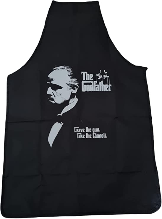 The Godfather BBQ Barbecue Grilling Apron Funny Kitchen Gift for Men