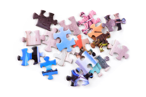 Greece - Santorini landscape and Oia Town Assos village, Kefalonia Island 2 x 1000 Piece Collection