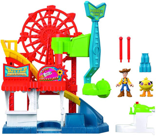 Fisher-Price Imaginext Disney Toy Story 4 Carnival Playset with Woody Mini-Figure