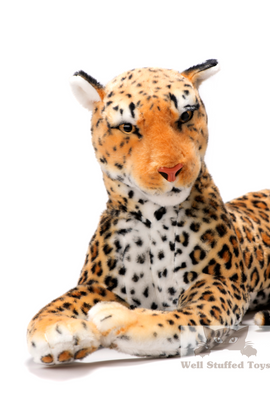 Deluxe Paws Realistic Large Leopard Plush 100cm 40" - 0