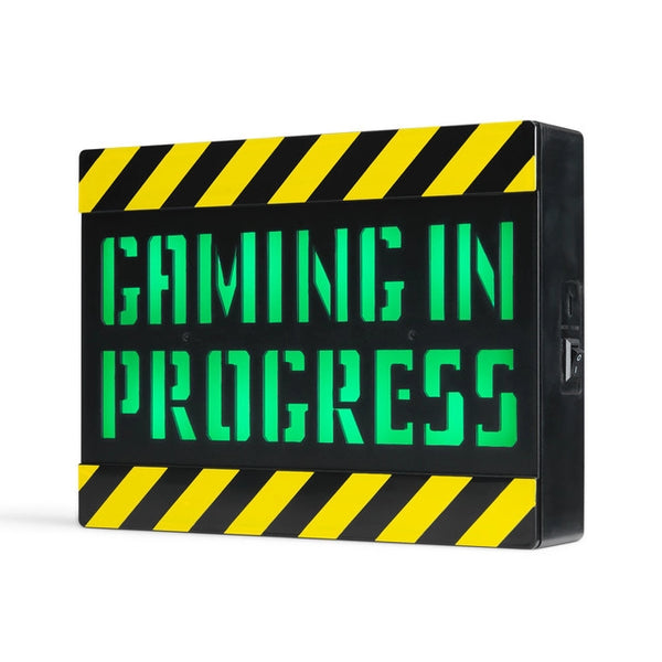 RED5 Gaming In Progress Sign Light | Desk Novelty Lightbox for Gamers
