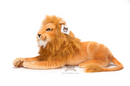 Deluxe Paws Realistic Large Lion Plush Stuffed Soft toy - 100cm-2