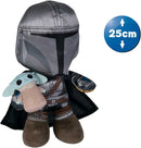 Mandalorian with Baby Yoda (Grogu) 25cm Plush Soft Toy - Simba Toys 6315875806 Star Wars-2