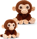 Keel Adoptable World MONKEY 16cm 100% Recycled Eco Plush Soft Toy-2