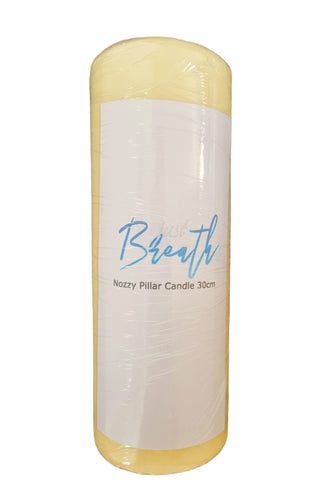 Nozzy Just Breathe Pillar Candle
