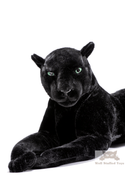 Deluxe Paws Realistic Large Panther Stuffed Soft Toy 140cm