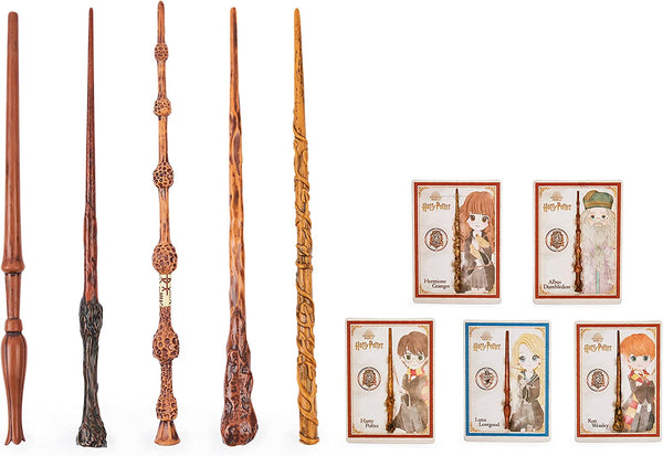 Official Wizarding World, Authentic 12-inch Spellbinding Harry Potter Wand with Collectible Spell Card Kids’ Fancy Dress Role Play Toys for Ages 6 and up