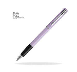 Buy purple-pastel-lacquer Waterman Allure Fountain Pen | Fine Nib | Blue Ink + Ink Eradicator | Pastel Colours
