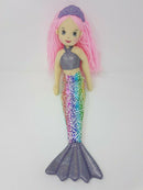 MERMAID 20" DOLL SOFT TOY GIFT STUNNING SPARKLE DESIGN LONG HAIR-3