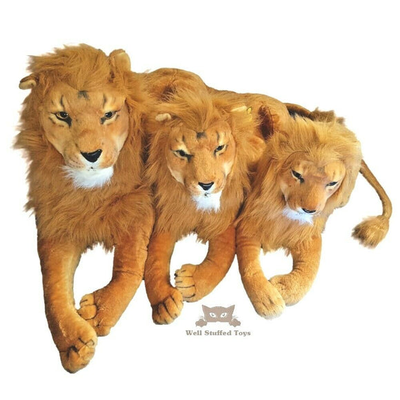 Deluxe Paws Realistic Large Lion Plush Stuffed Soft toy - 100cm