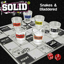 Snakes And Bladdered Drinking Alcohol Shots 6 Glasses Party Game Hen Stag